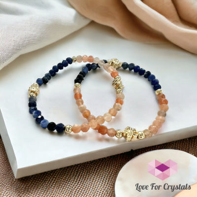 Joyful Optimism (Sunstone and Blue Sodalite)