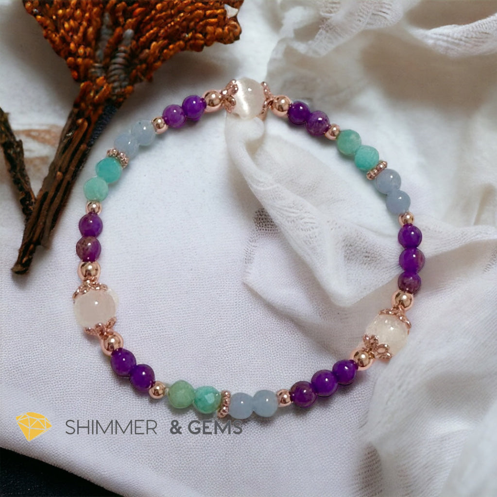 2024 New Year & Period 9 Lucky Bracelet (4mm) by Audrey
