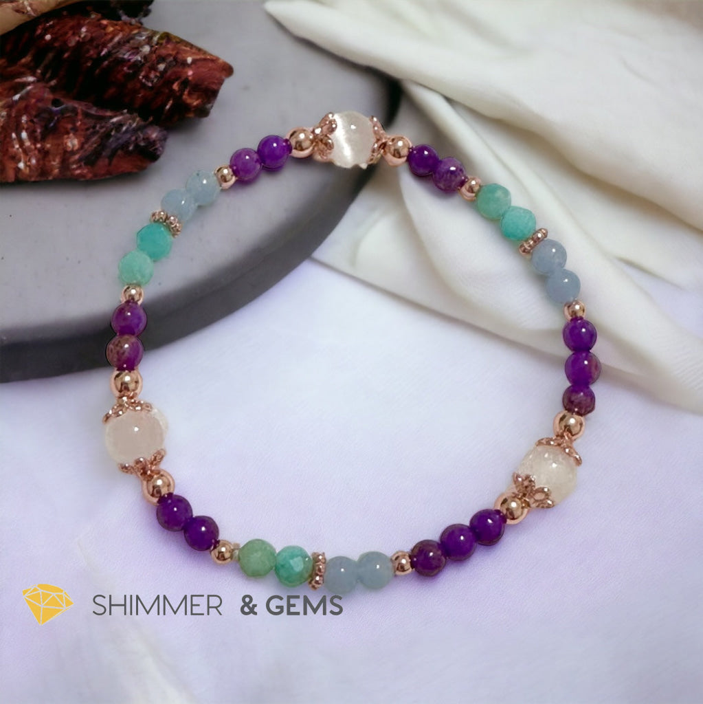 2024 New Year & Period 9 Lucky Bracelet (4mm) by Audrey