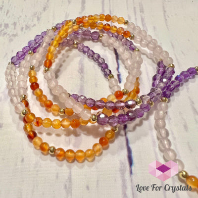 Happy Vibes 4mm Bracelet