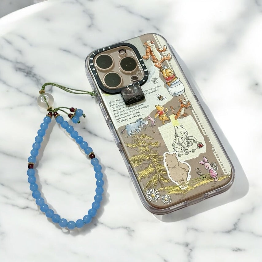 Blue Jade Phone Strap 6mm