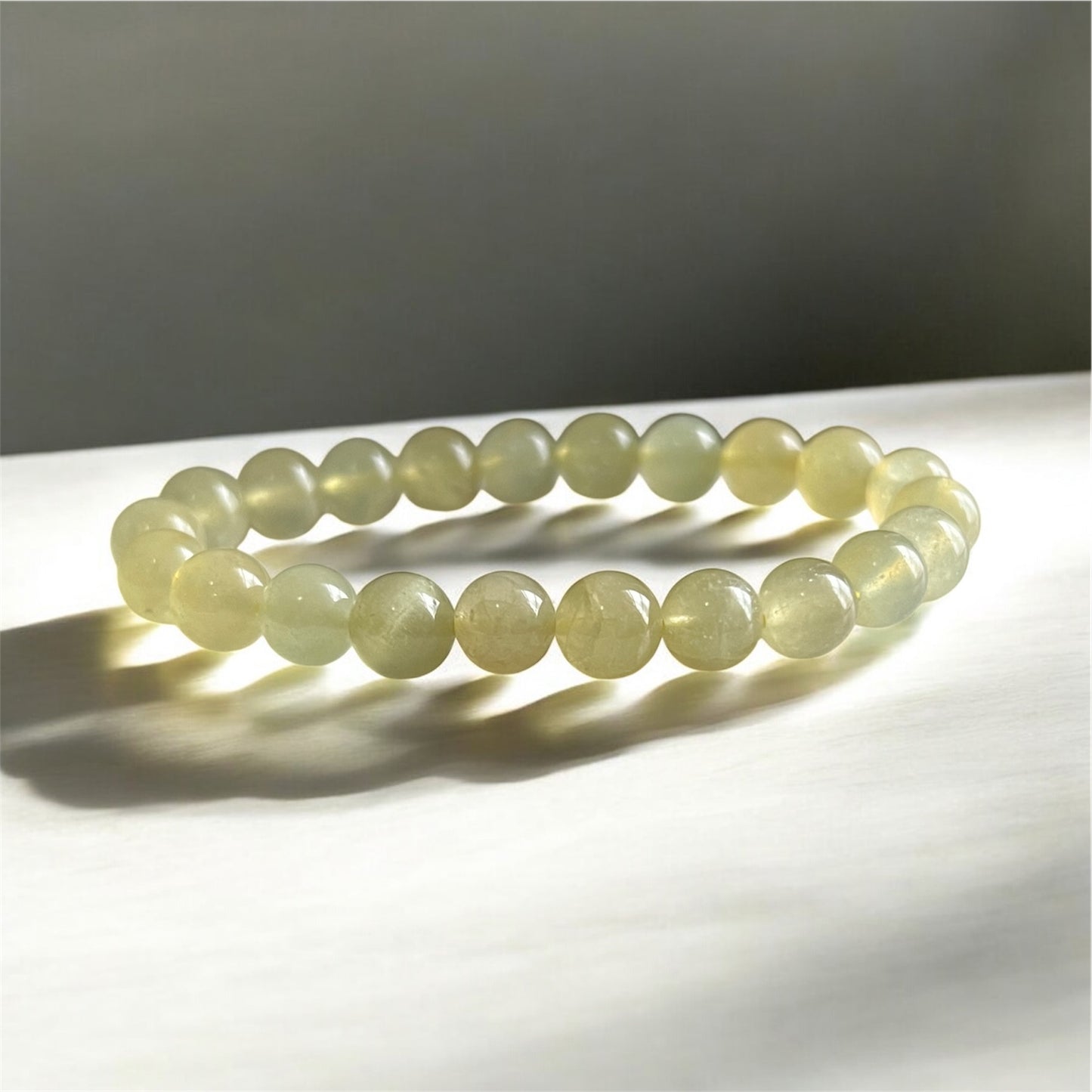 Golden Beryl Heliodor 8mm Bracelet