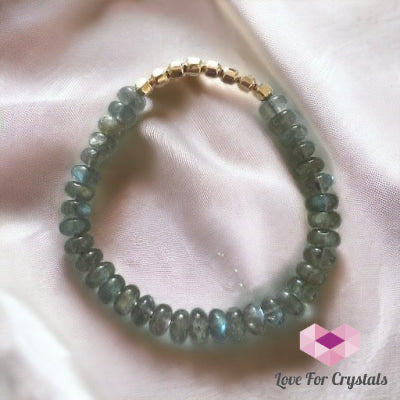 Labradorite Fortune 8 Rondelle Bracelet