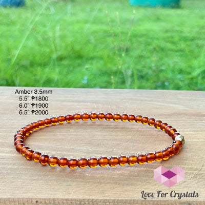 Amber 3.5mm Bracelet
