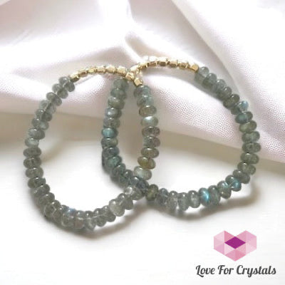 Labradorite Fortune 8 Rondelle Bracelet