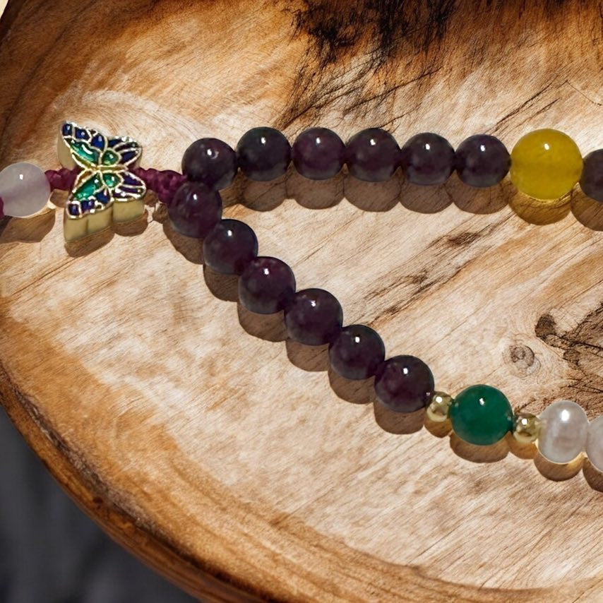 Garnet Phone Strap 6mm