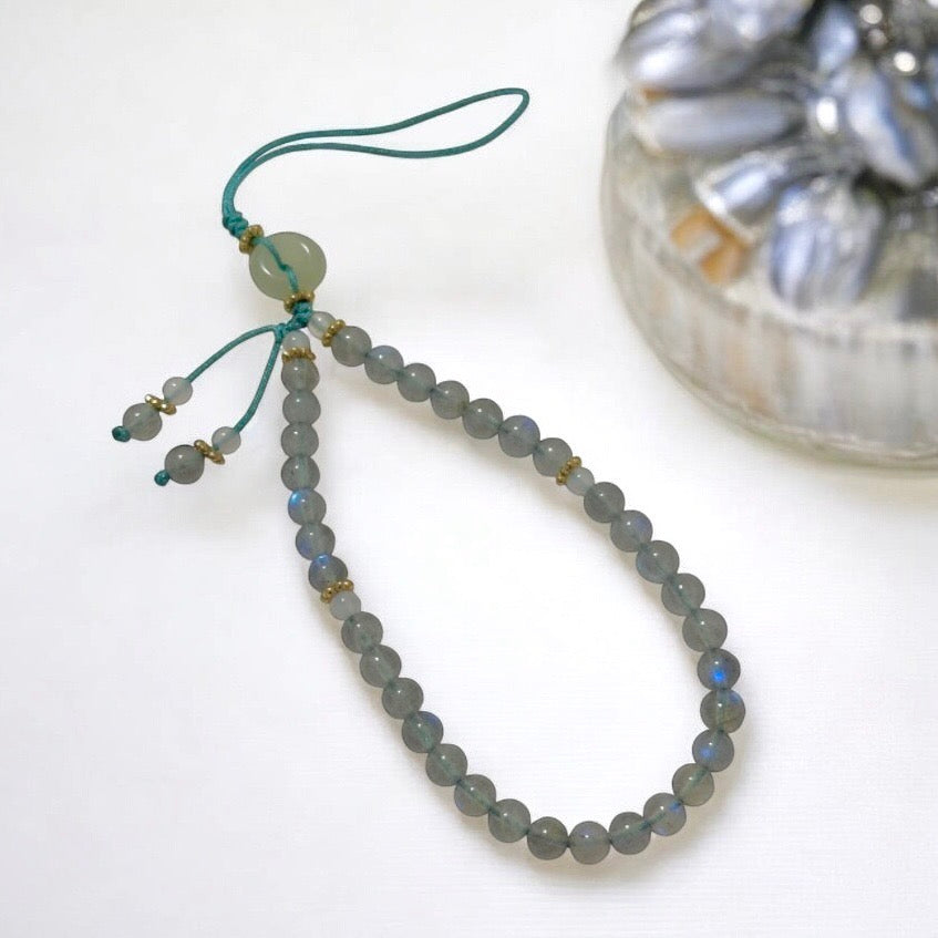 Labradorite Phone Strap 6mm