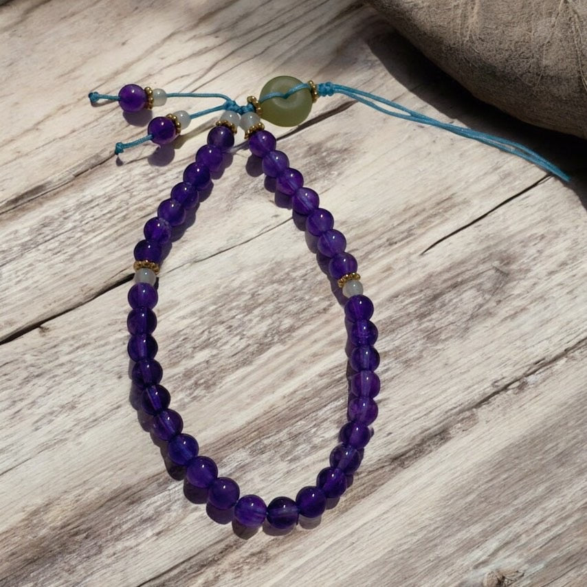 Amethyst Phone Strap 6mm