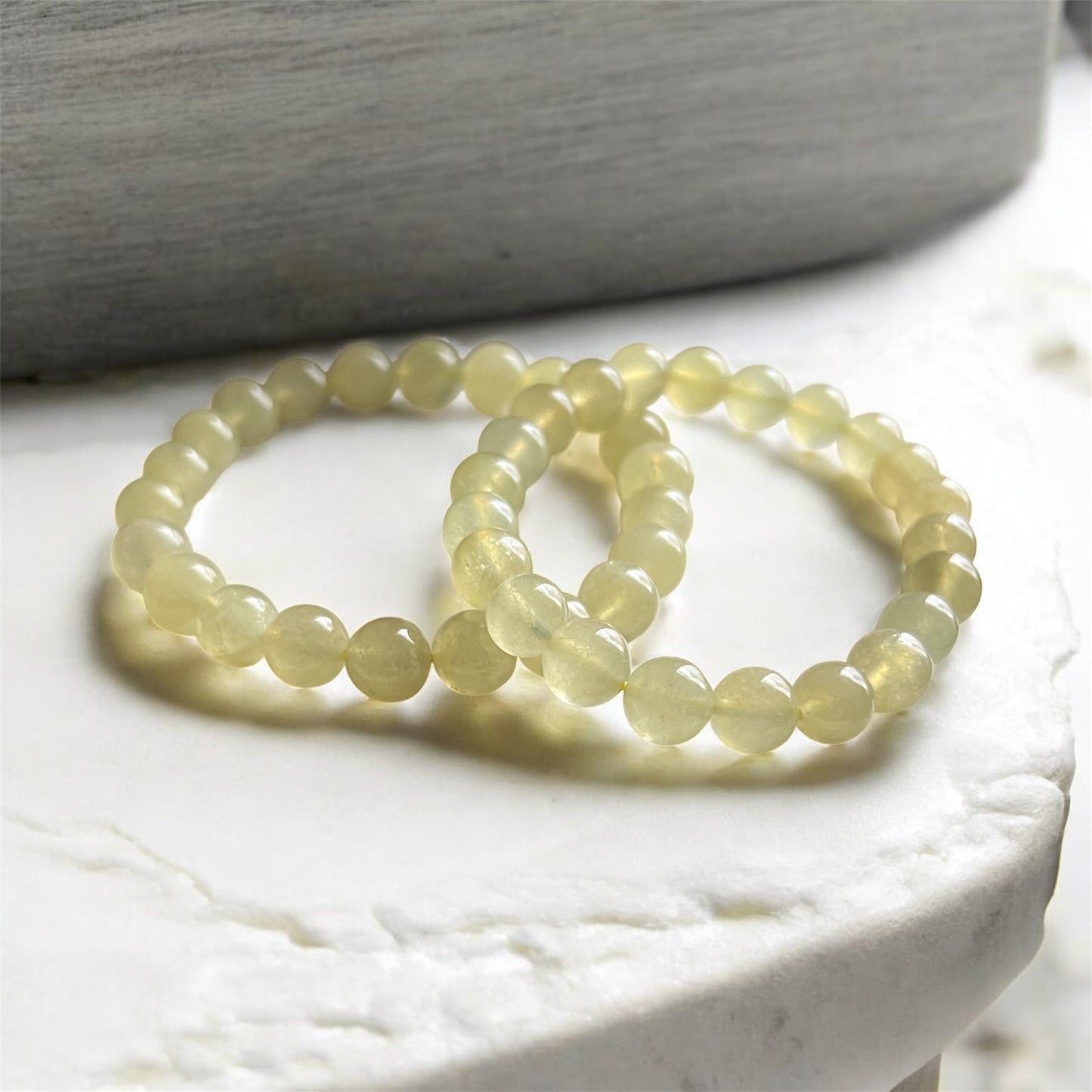 Golden Beryl Heliodor 8mm Bracelet