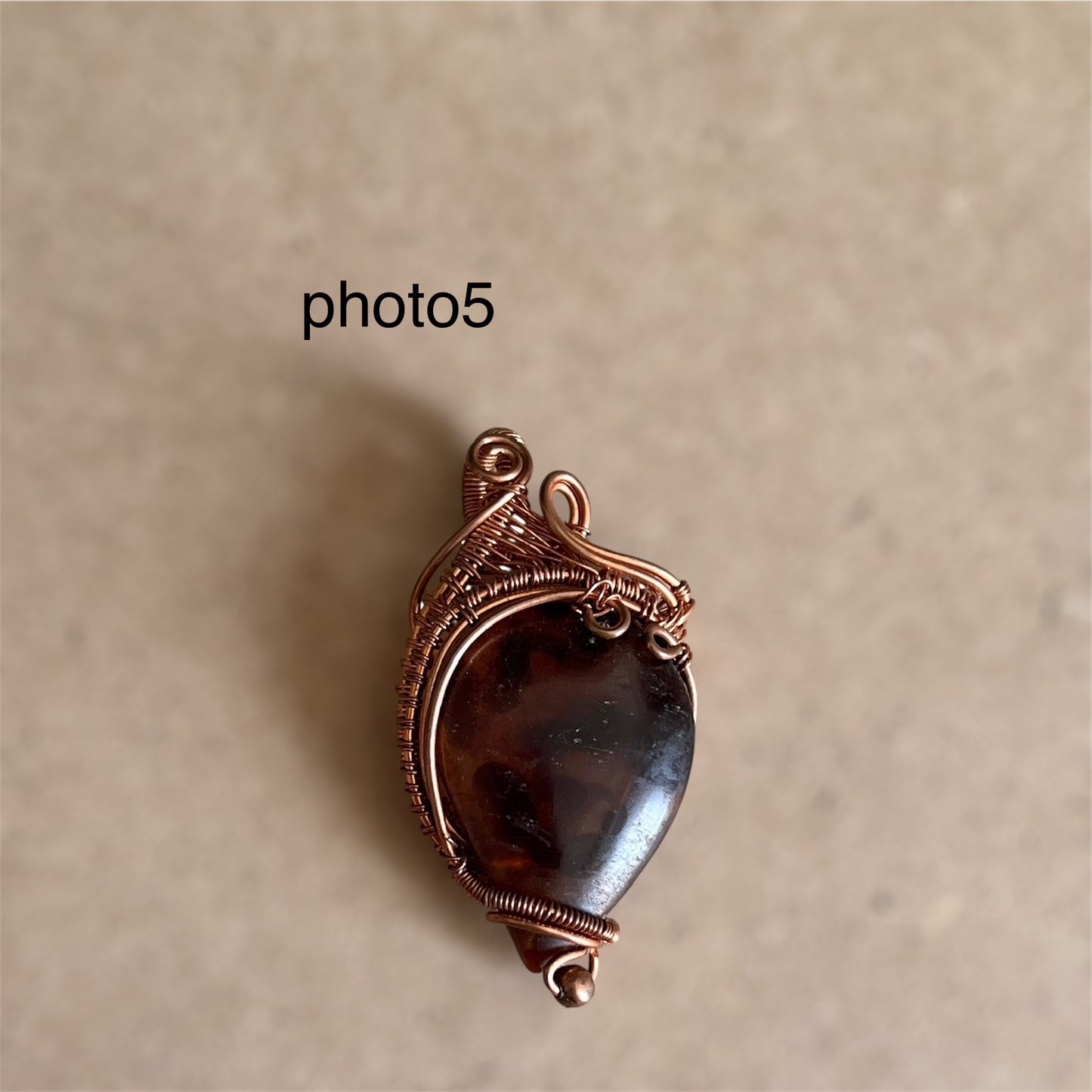 Blue Amber Pendant