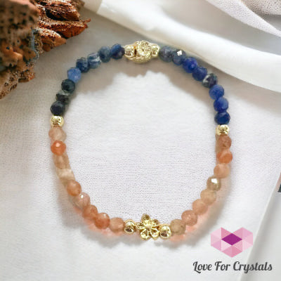 Joyful Optimism (Sunstone and Blue Sodalite)
