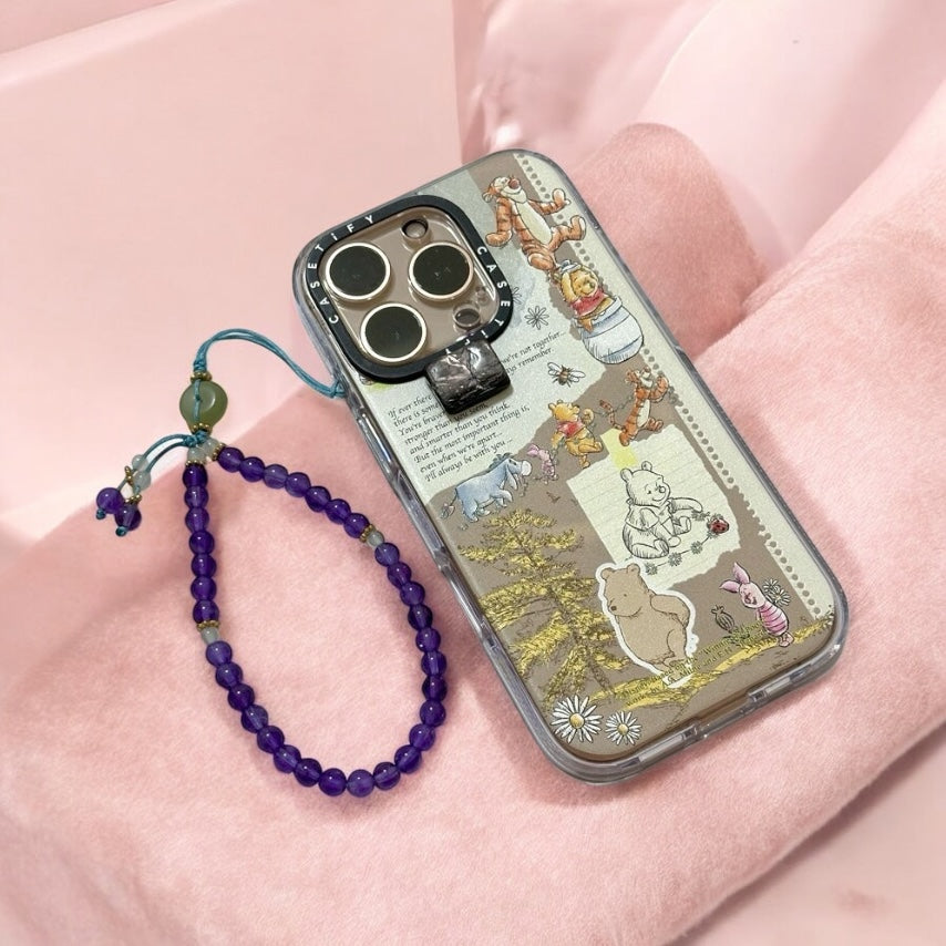 Amethyst Phone Strap 6mm