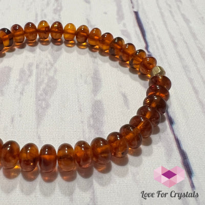 Amber Rondelle Bracelet