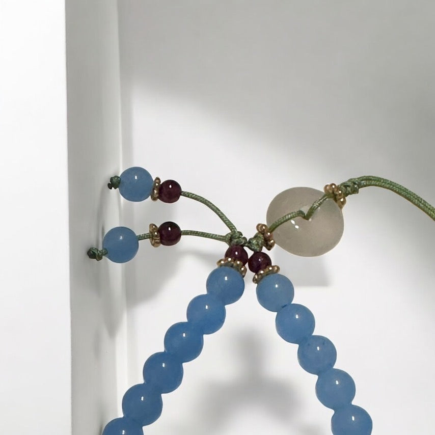 Blue Jade Phone Strap 6mm