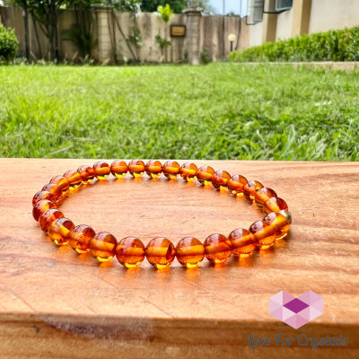 Amber 6mm Bracelet