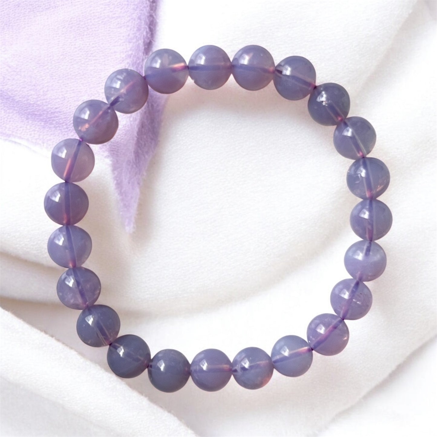 Lavender Moon Quartz 8mm Bracelet
