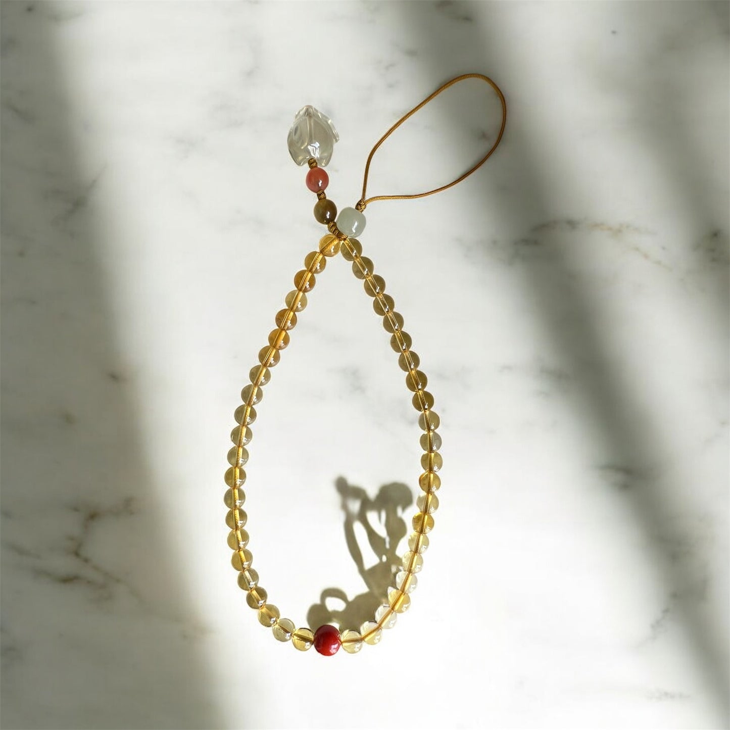 Citrine Phone Strap 6mm