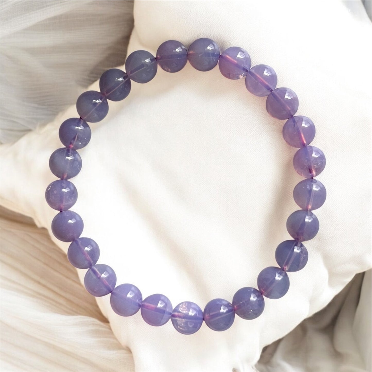Lavender Moon Quartz 8mm Bracelet
