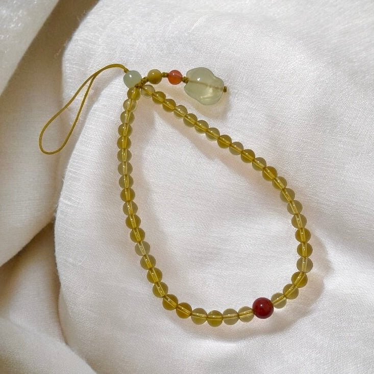 Citrine Phone Strap 6mm