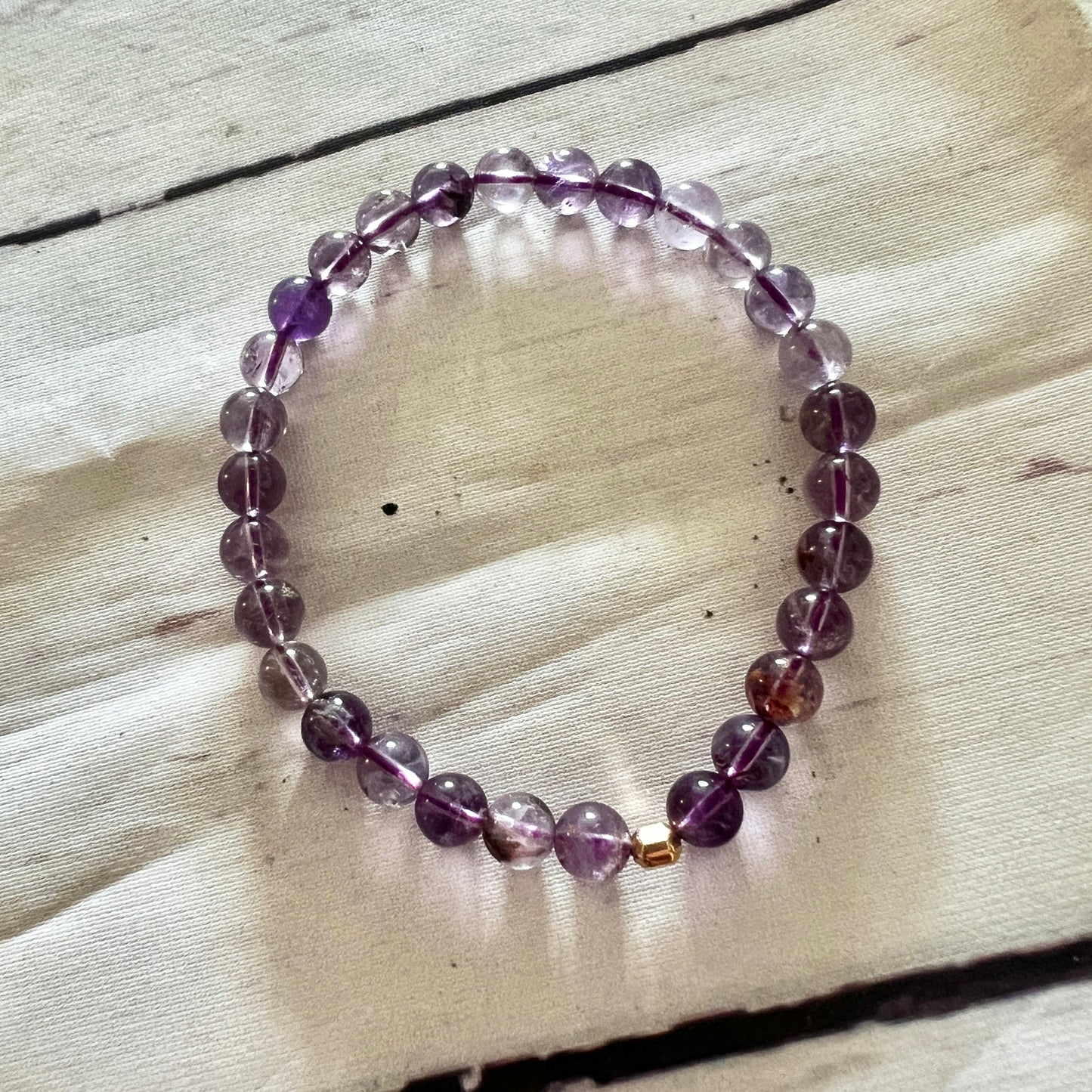 Phantom Amethyst 6mm Bracelet