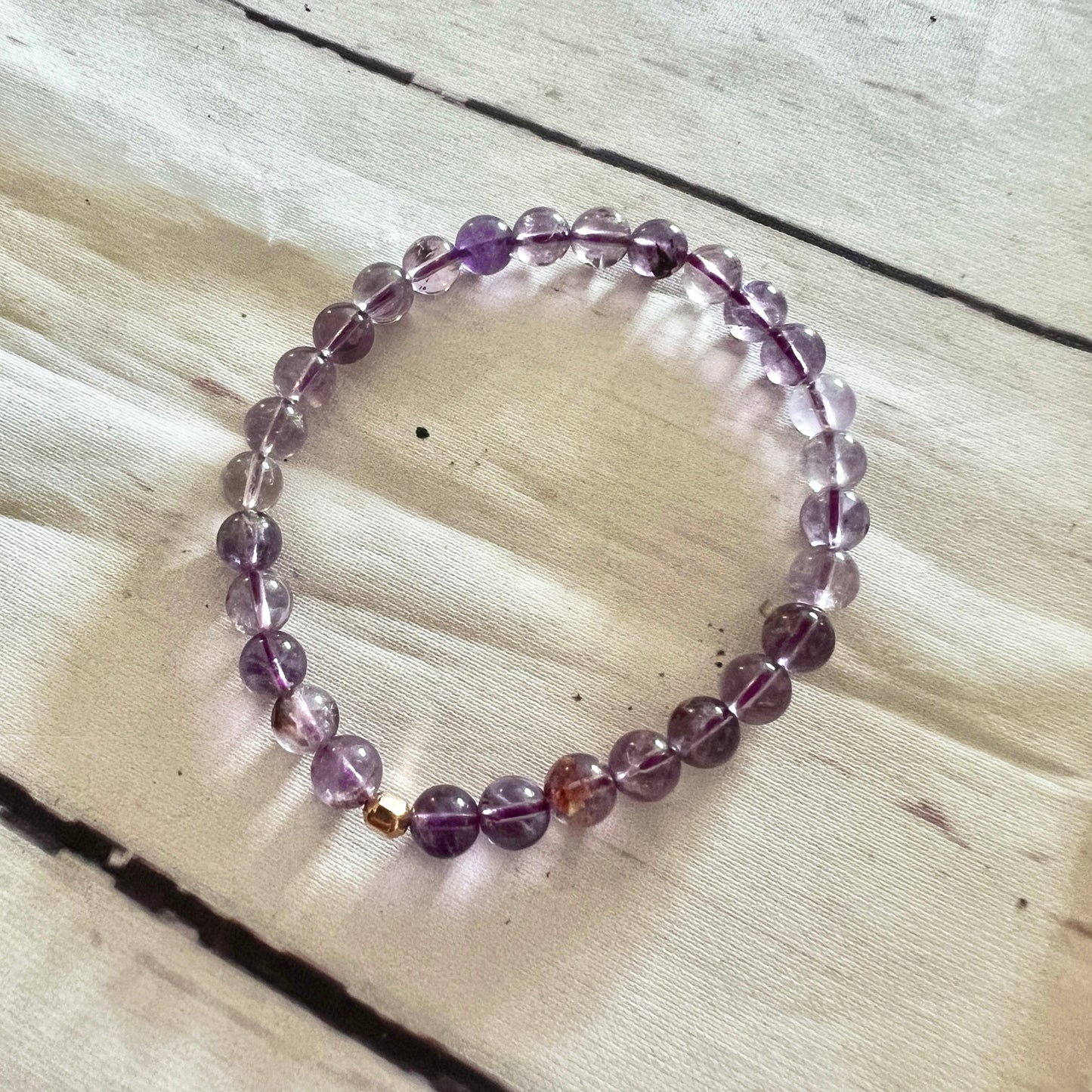 Phantom Amethyst 6mm Bracelet