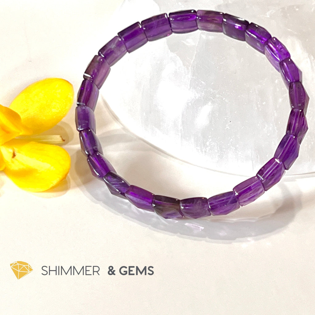 Amethyst Bangle (Aaa Grade)