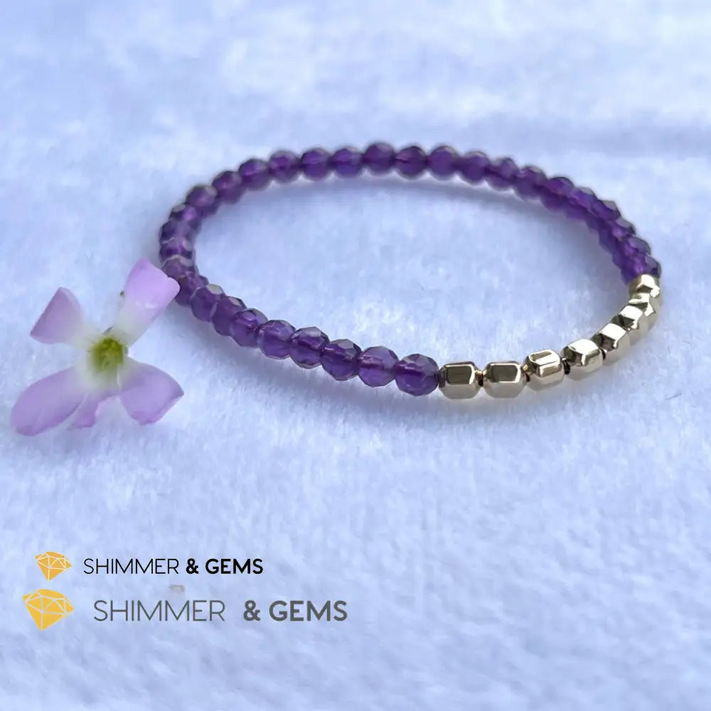 Amethyst Fortune 8 Bracelet (Peace) Bracelets