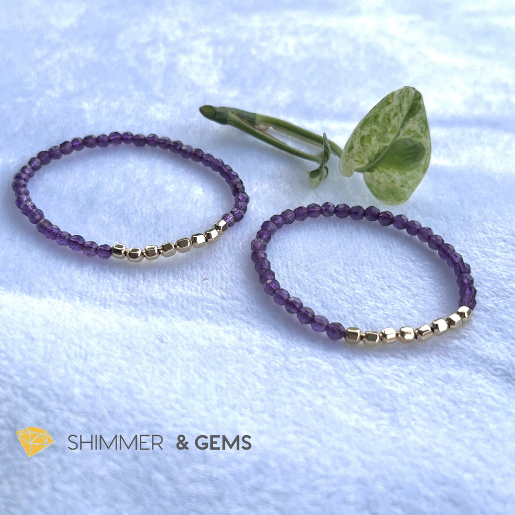 Amethyst Fortune 8 Bracelet (Peace) Bracelets