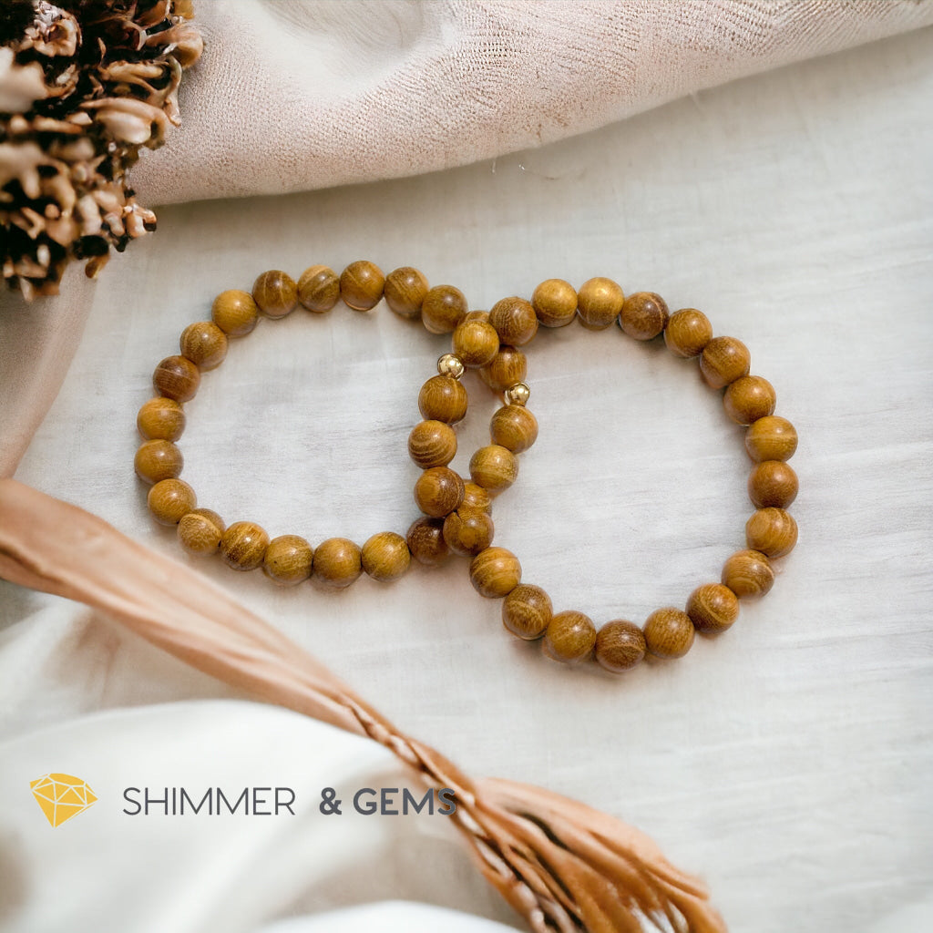 Golden Sandalwood 8mm Bracelet (Mexico)