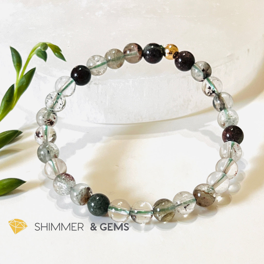 Green Phantom 6Mm Healing Bracelet ( Bracelets