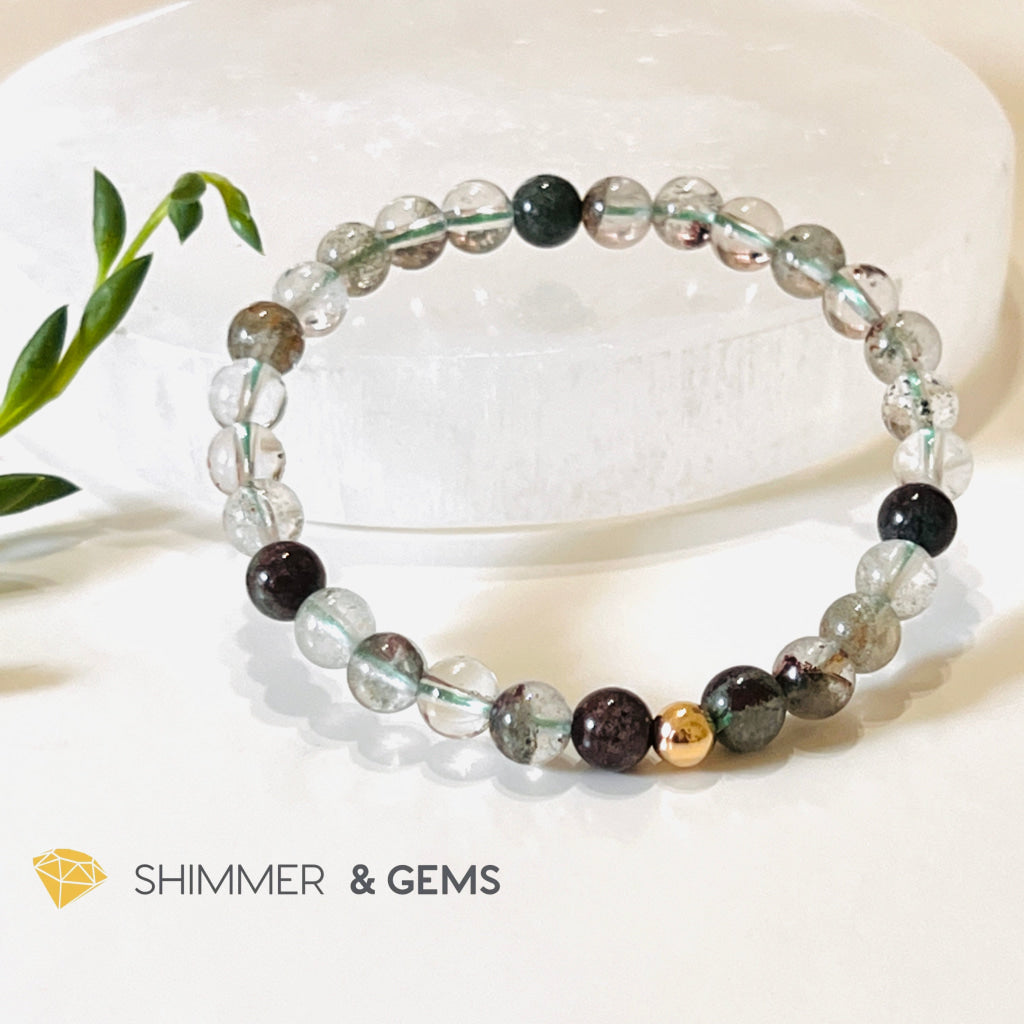 Green Phantom 6Mm Healing Bracelet ( Bracelets