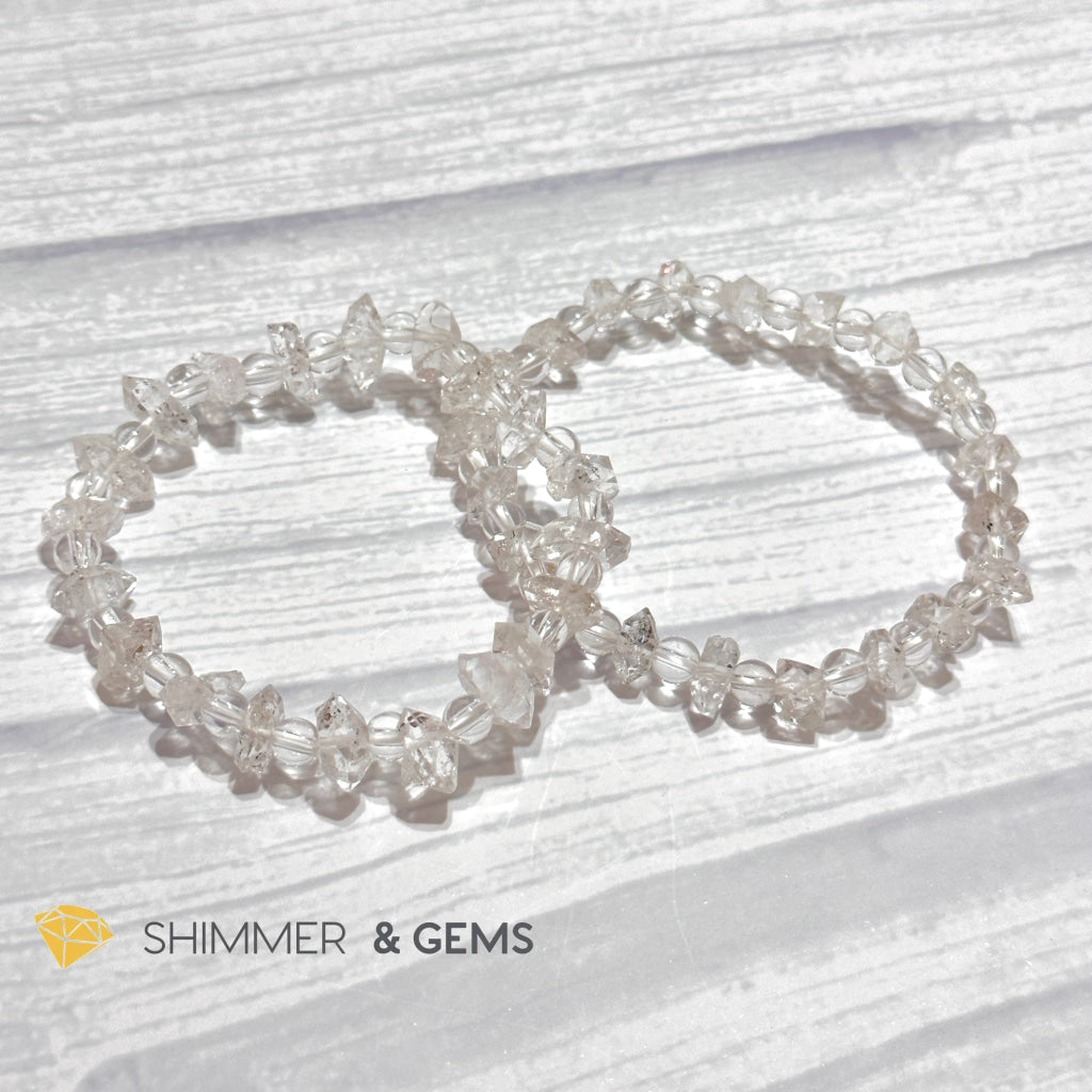 Herkimer Diamond Bracelet (AA Grade)