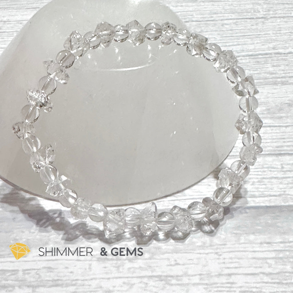 Herkimer Diamond Bracelet (AA Grade)