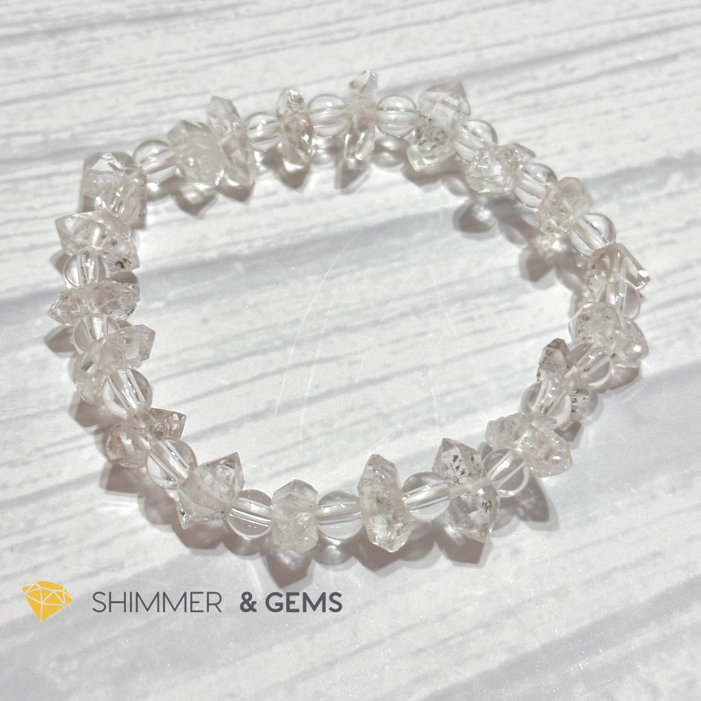 Herkimer Diamond Bracelet (AA Grade)