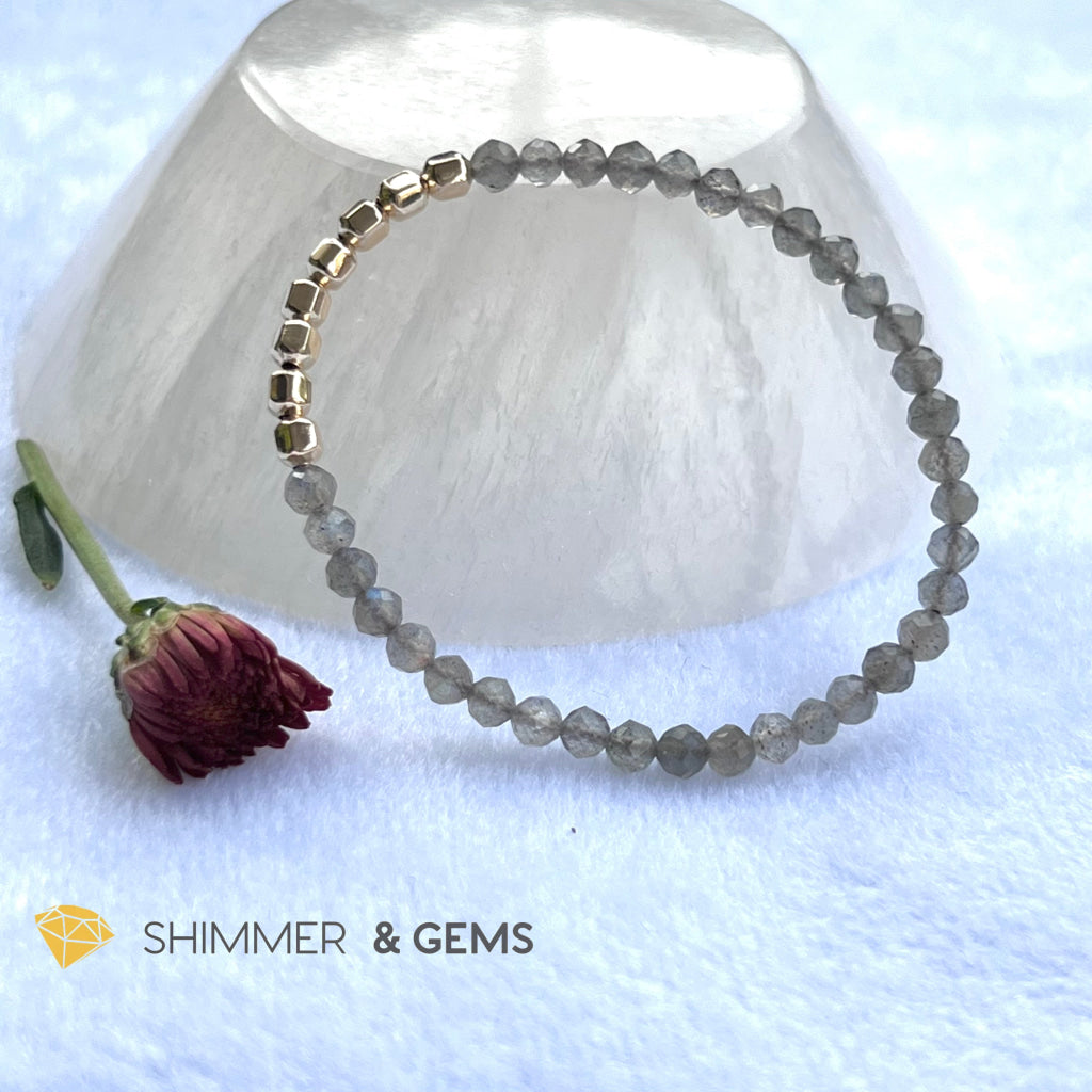 Labradorite Fortune 8 Bracelet (Aura Cleanse) Bracelets