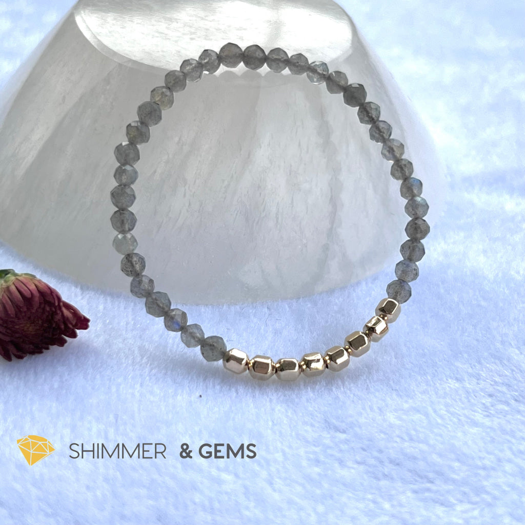 Labradorite Fortune 8 Bracelet (Aura Cleanse) Bracelets