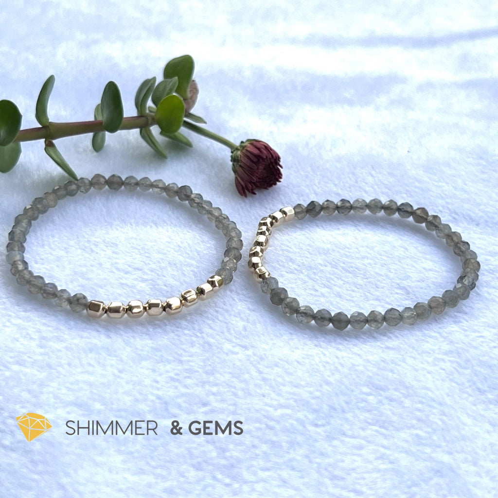 Labradorite Fortune 8 Bracelet (Aura Cleanse) Bracelets