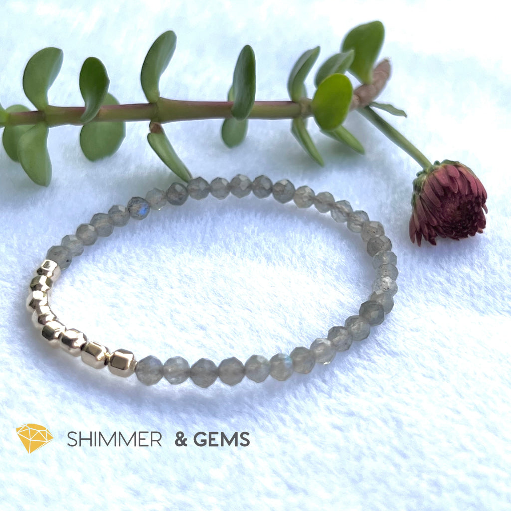 Labradorite Fortune 8 Bracelet (Aura Cleanse) Bracelets