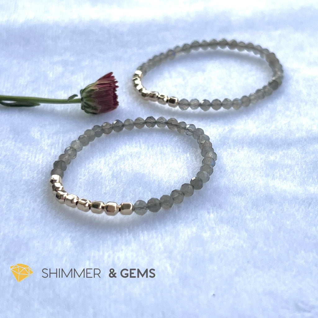 Labradorite Fortune 8 Bracelet (Aura Cleanse) Bracelets