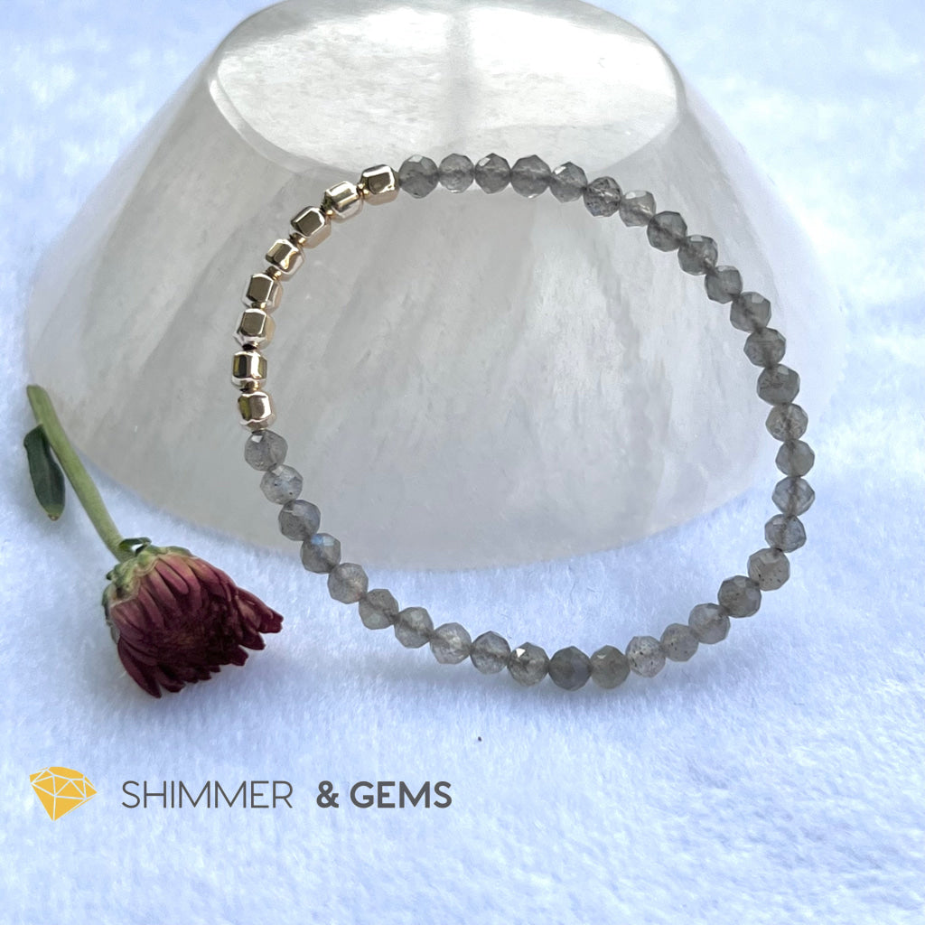 Labradorite Fortune 8 Bracelet (Aura Cleanse) Bracelets