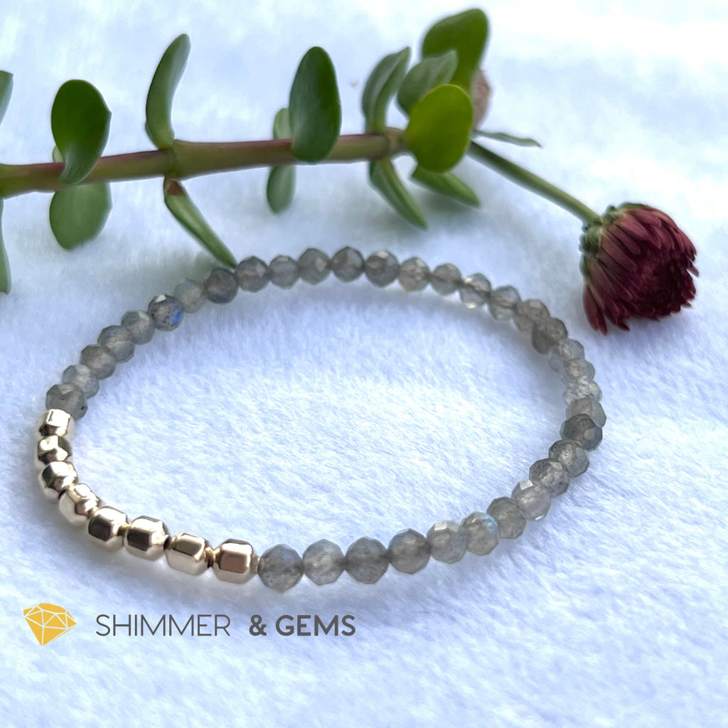 Labradorite Fortune 8 Bracelet (Aura Cleanse) Bracelets