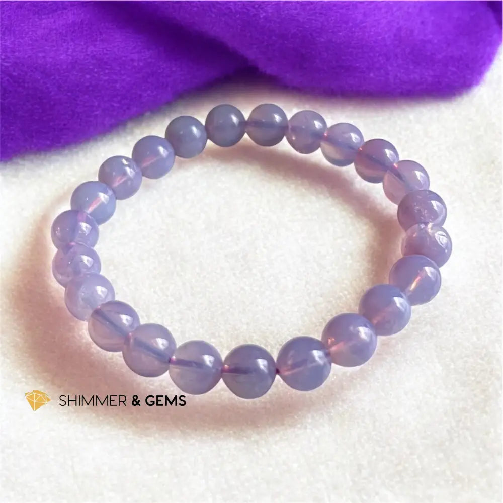 Lavender Moon Quartz 8mm Bracelet Bracelets