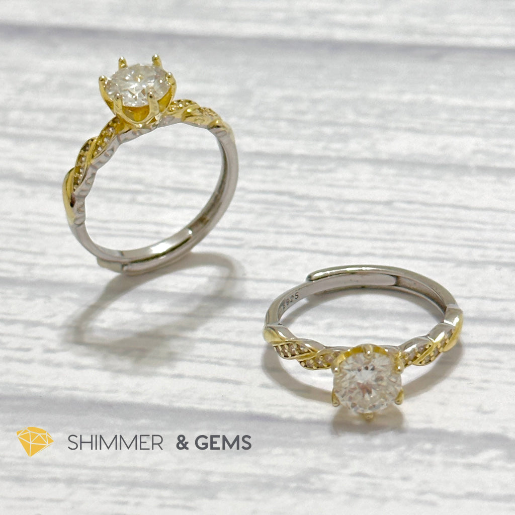 Moissanite Diamond 925 Silver Ring