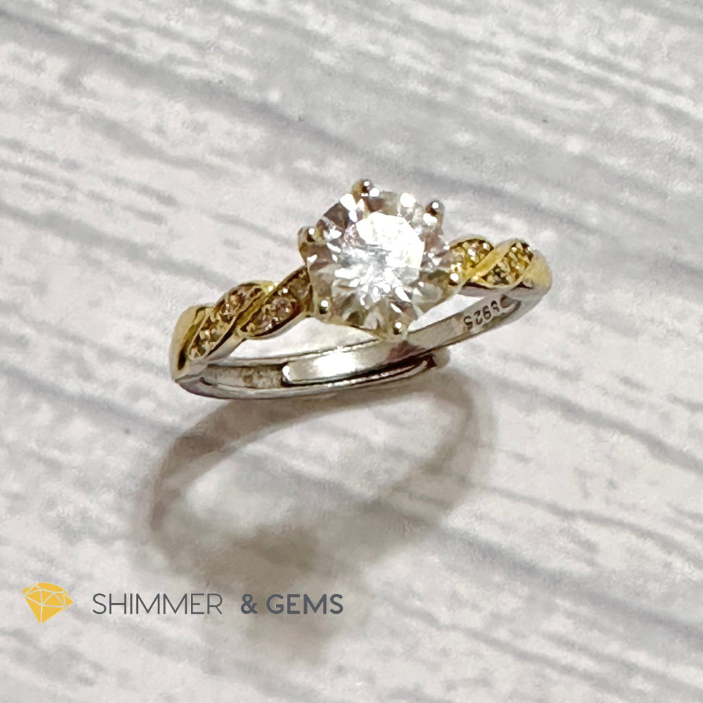 Moissanite Diamond 925 Silver Ring