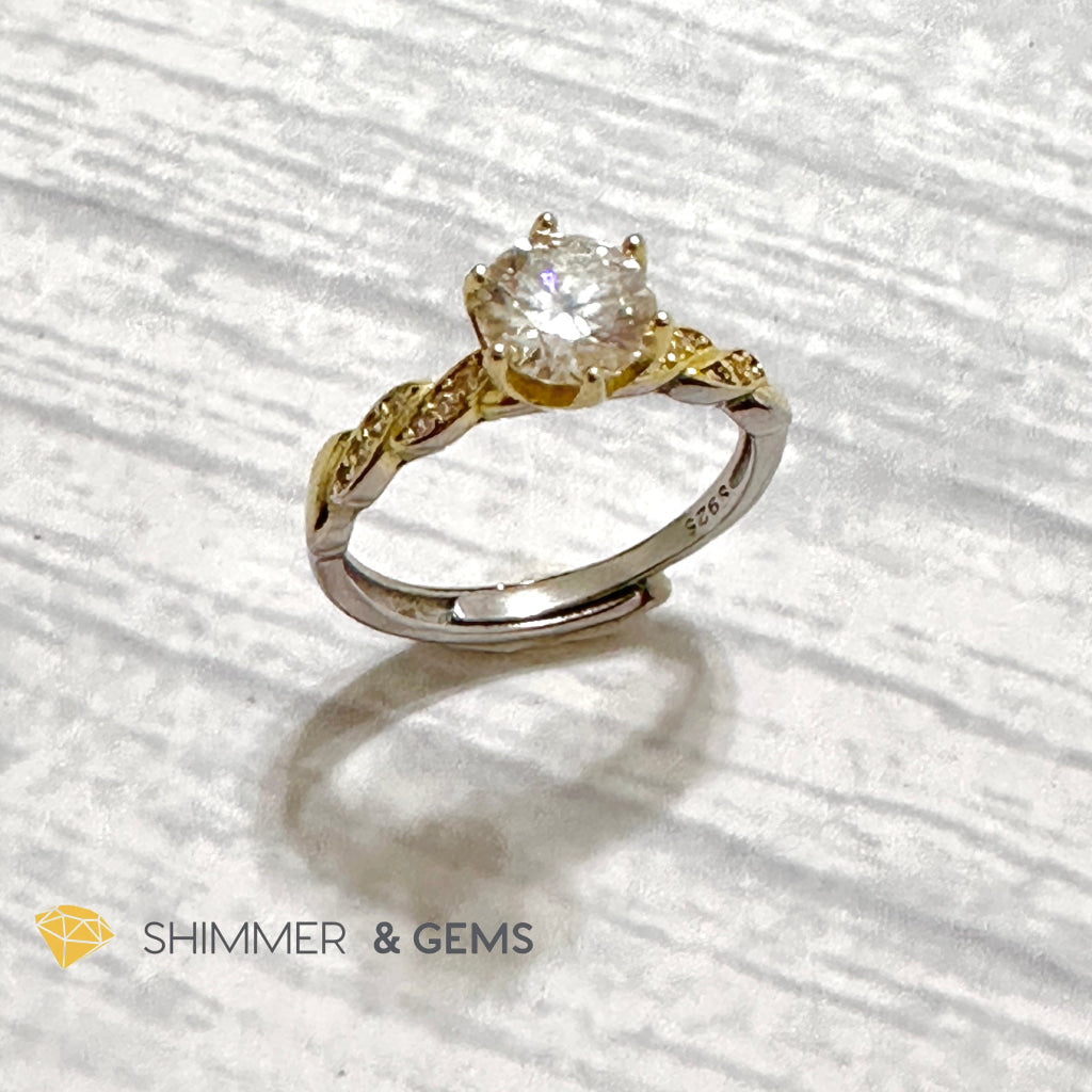 Moissanite Diamond 925 Silver Ring
