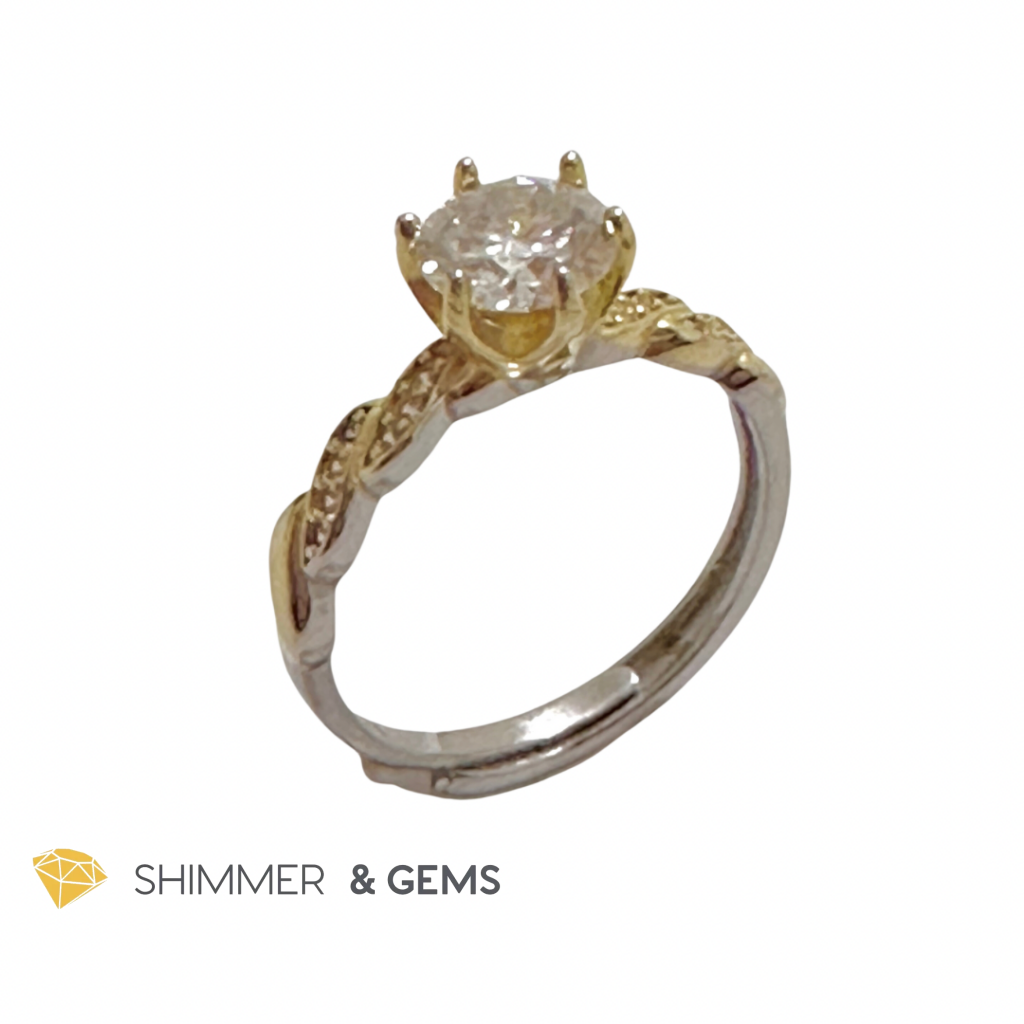 Moissanite Diamond 925 Silver Ring