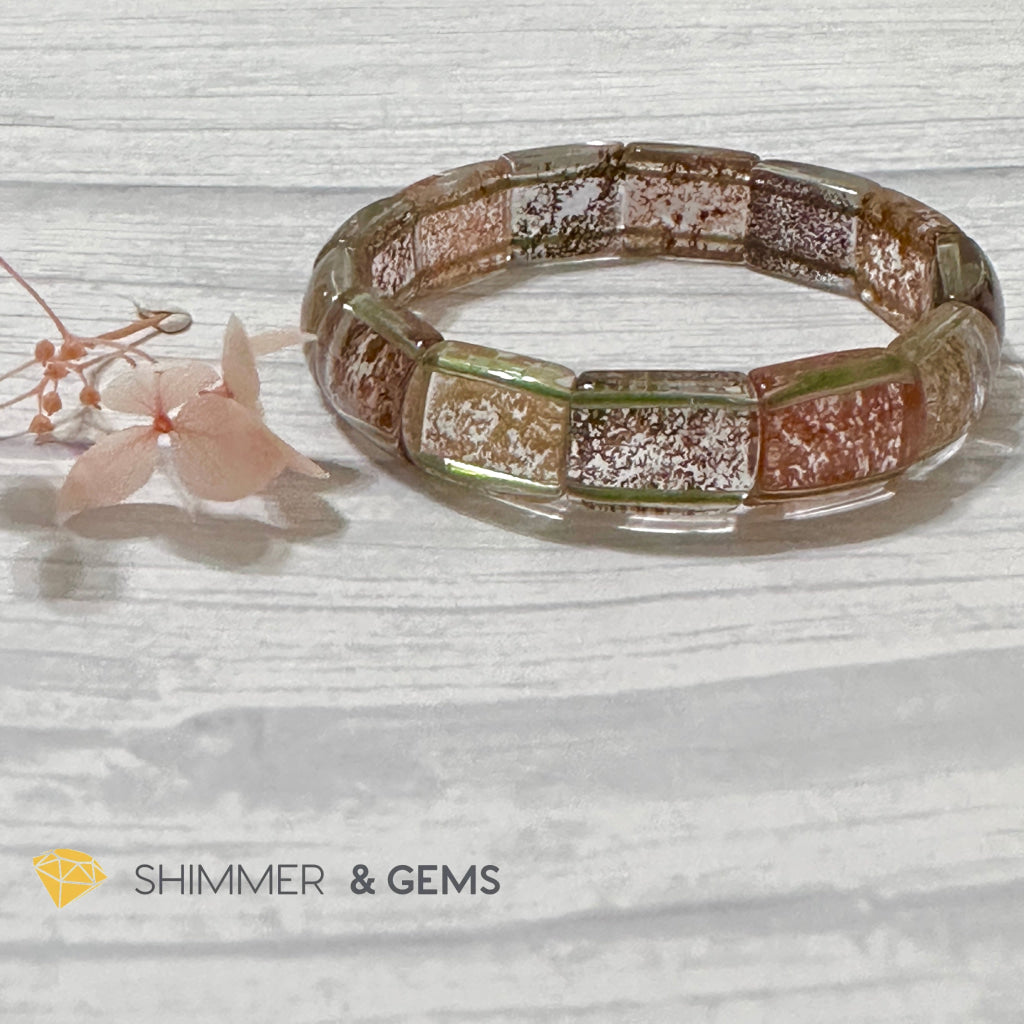 Multi-coloured Phantom Crystal Bangle