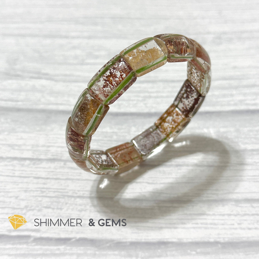 Multi-coloured Phantom Crystal Bangle