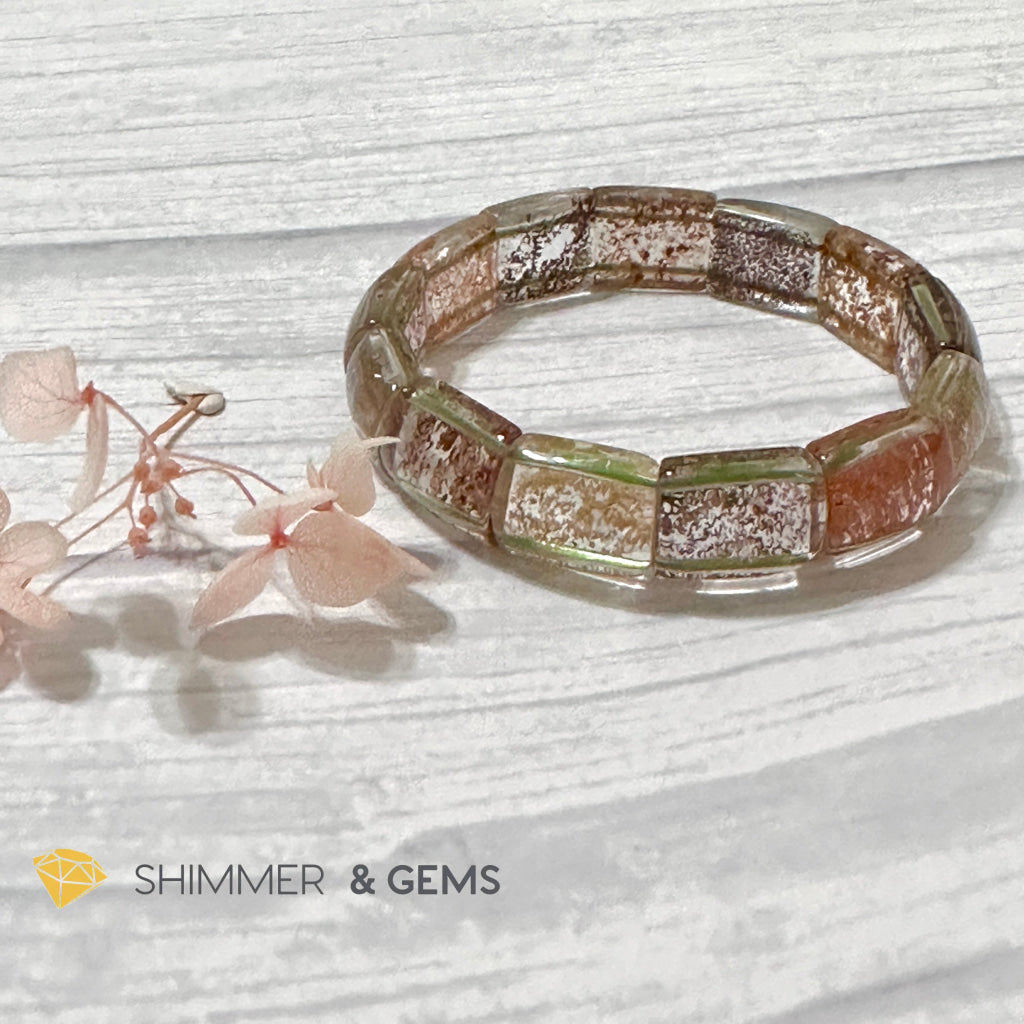 Multi-coloured Phantom Crystal Bangle