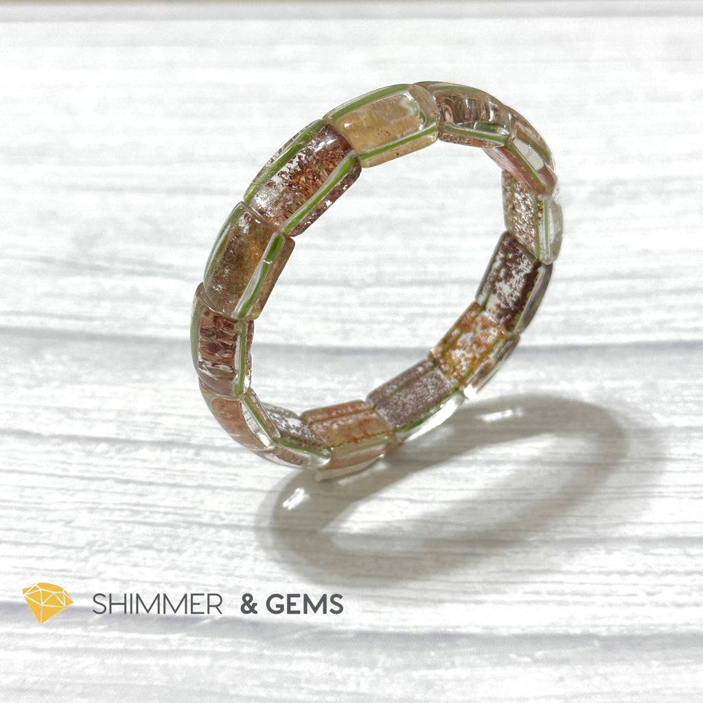 Multi-coloured Phantom Crystal Bangle